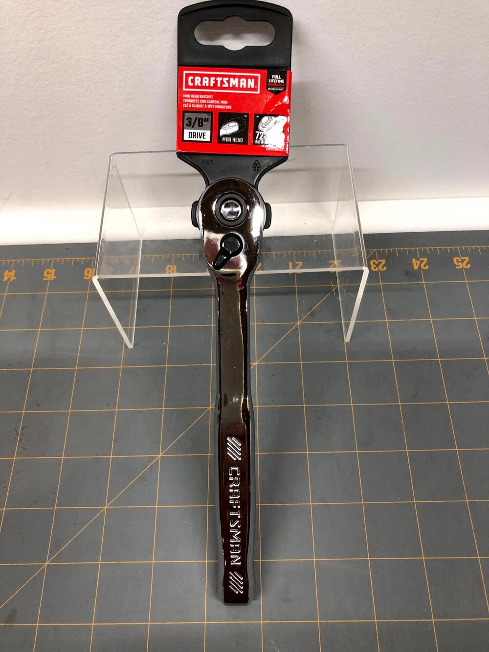 Craftsman 3/8 Drive Mini Head Quick Release 72 Tooth Ratchet CMMT99442 New